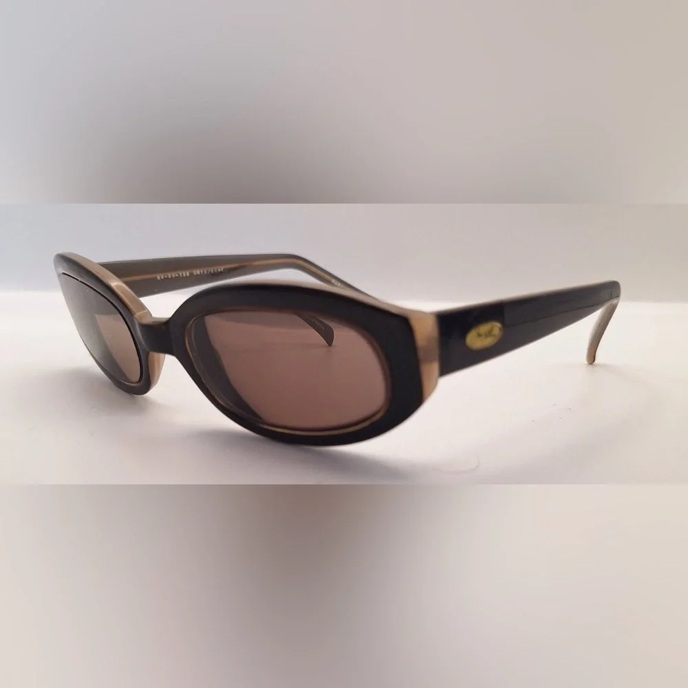 Joan Collins 9984 Black Oval Sunglasses Frames Only